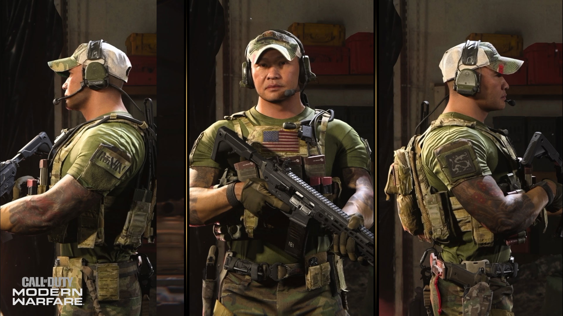 (Operator Ronin in Call of Duty: Modern Warfare en Warzone.)