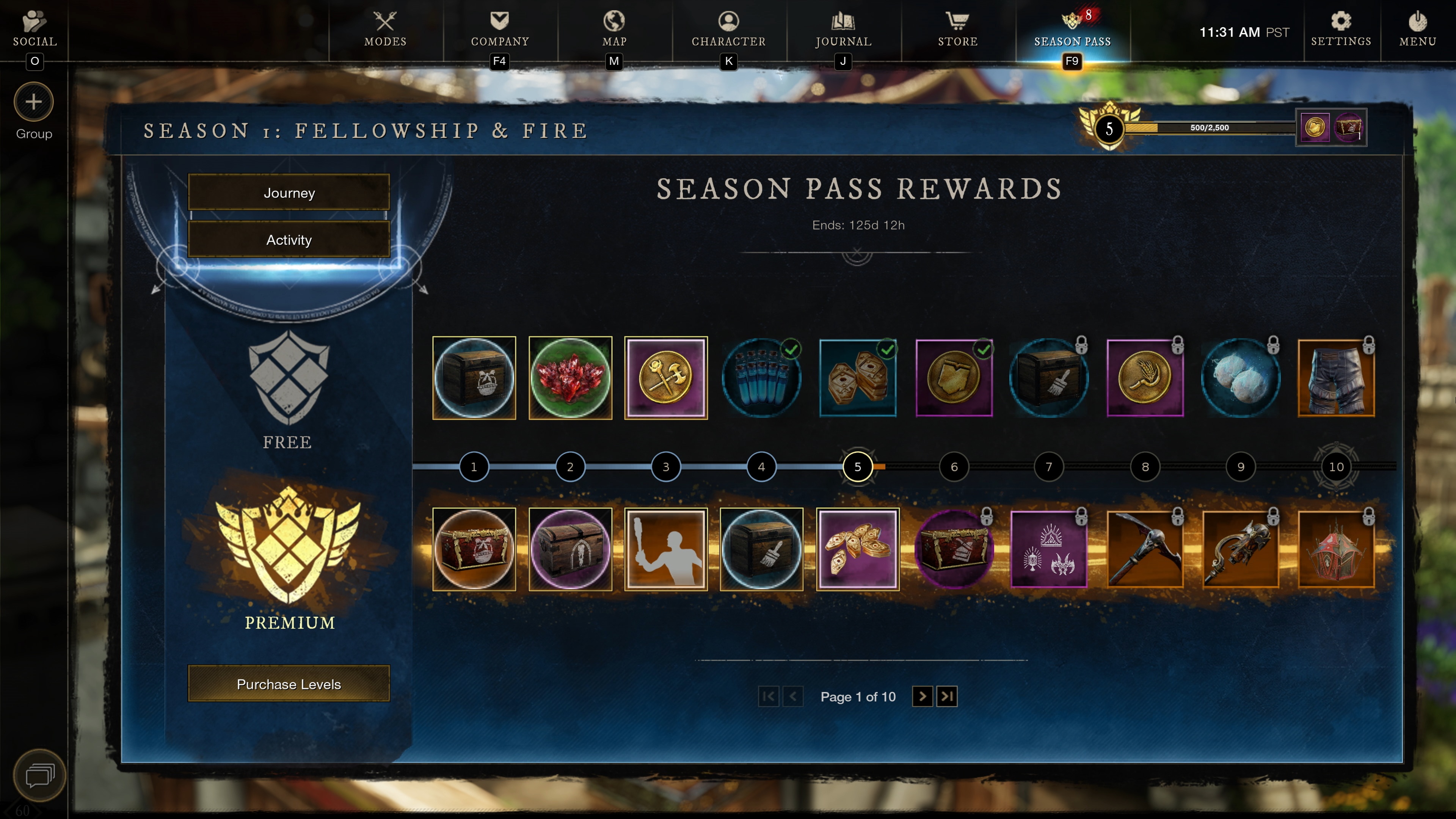 (Il devrait y avoir 100 niveaux par season pass. Voici ce que vous pouvez débloquer dans les premiers.)