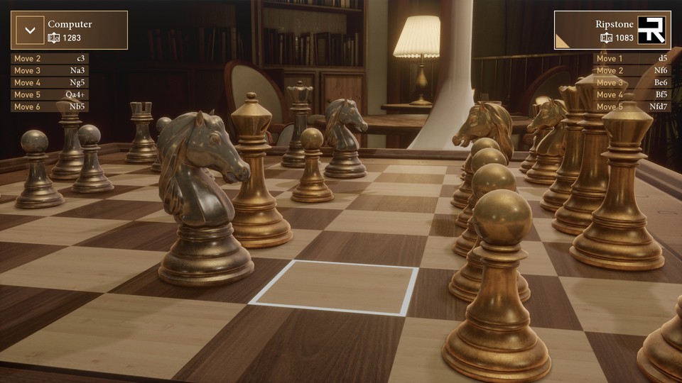 (Те, кто любит играть в шахматы, могут также соревноваться с компьютером в игре Chess Ultra с фантастической графикой.)