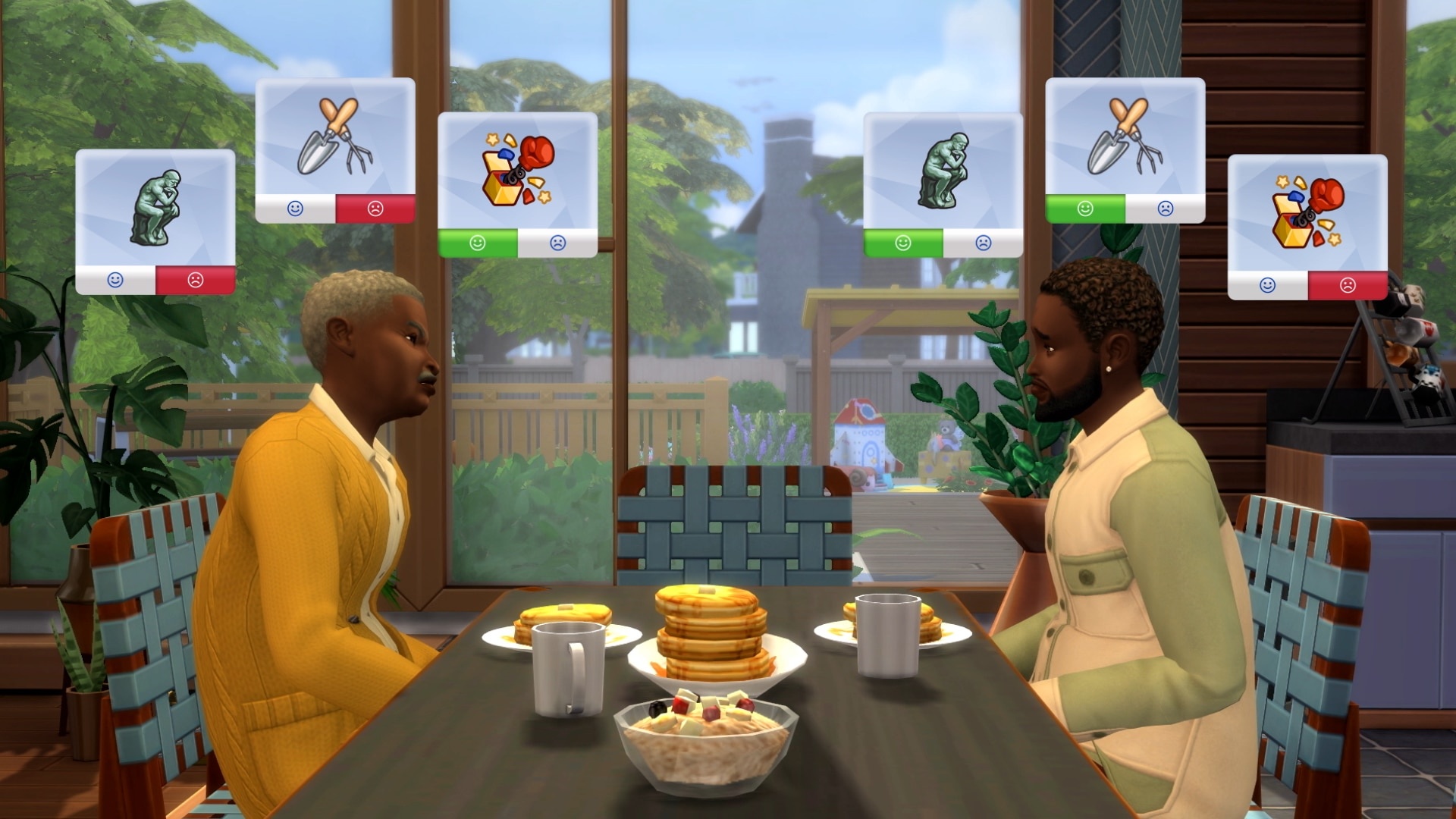 (Tous les Sims ne s''entendent pas parfaitement avec leur beau-père.)