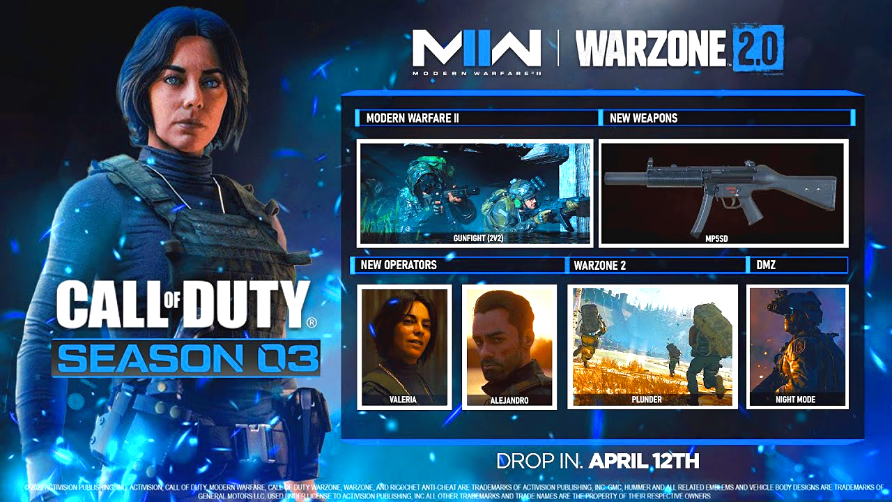 MW2 & Warzone 2 season 3 release date & information