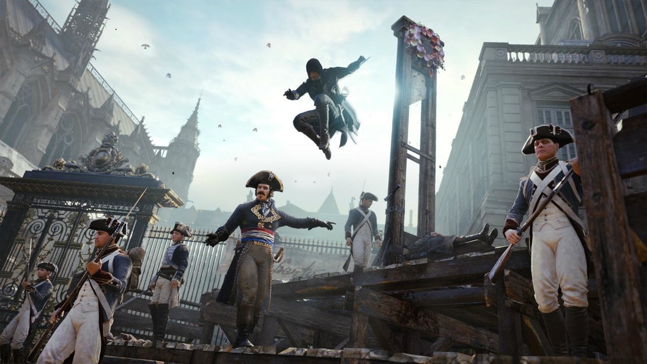 (AC Unity was the first part of the series with its own sneak mode.)