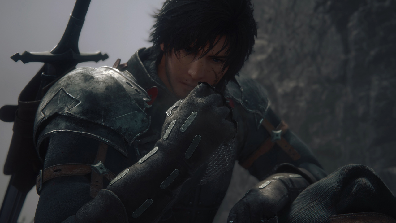  (il protagonista di Final Fantasy XVI Clive Rosfield come mercenario all''inizio del gioco. (Fonte immagine: Square Enix))