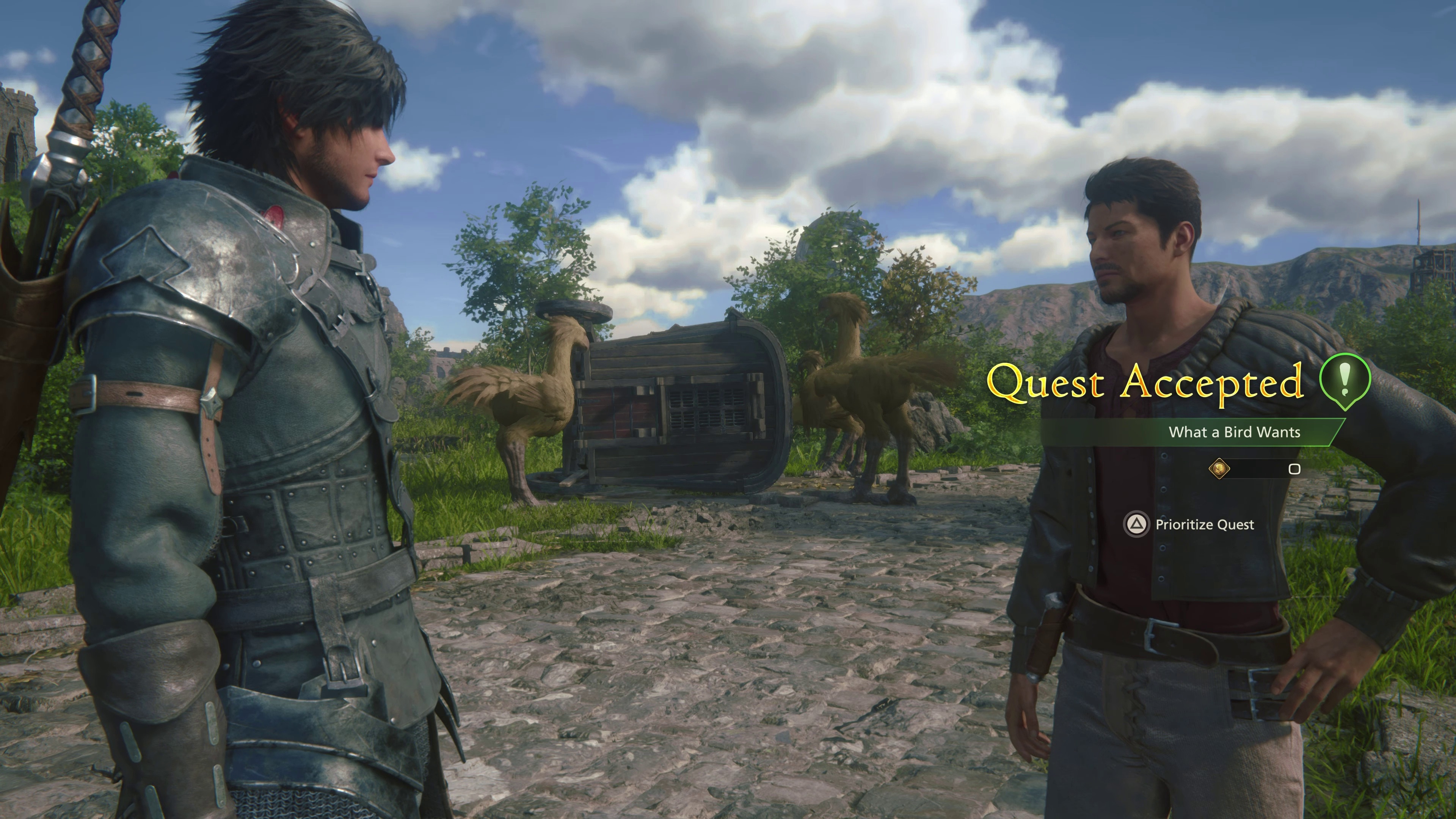 (In the more open part of the game, many side quests await, which you can take on, but don''t have to.)