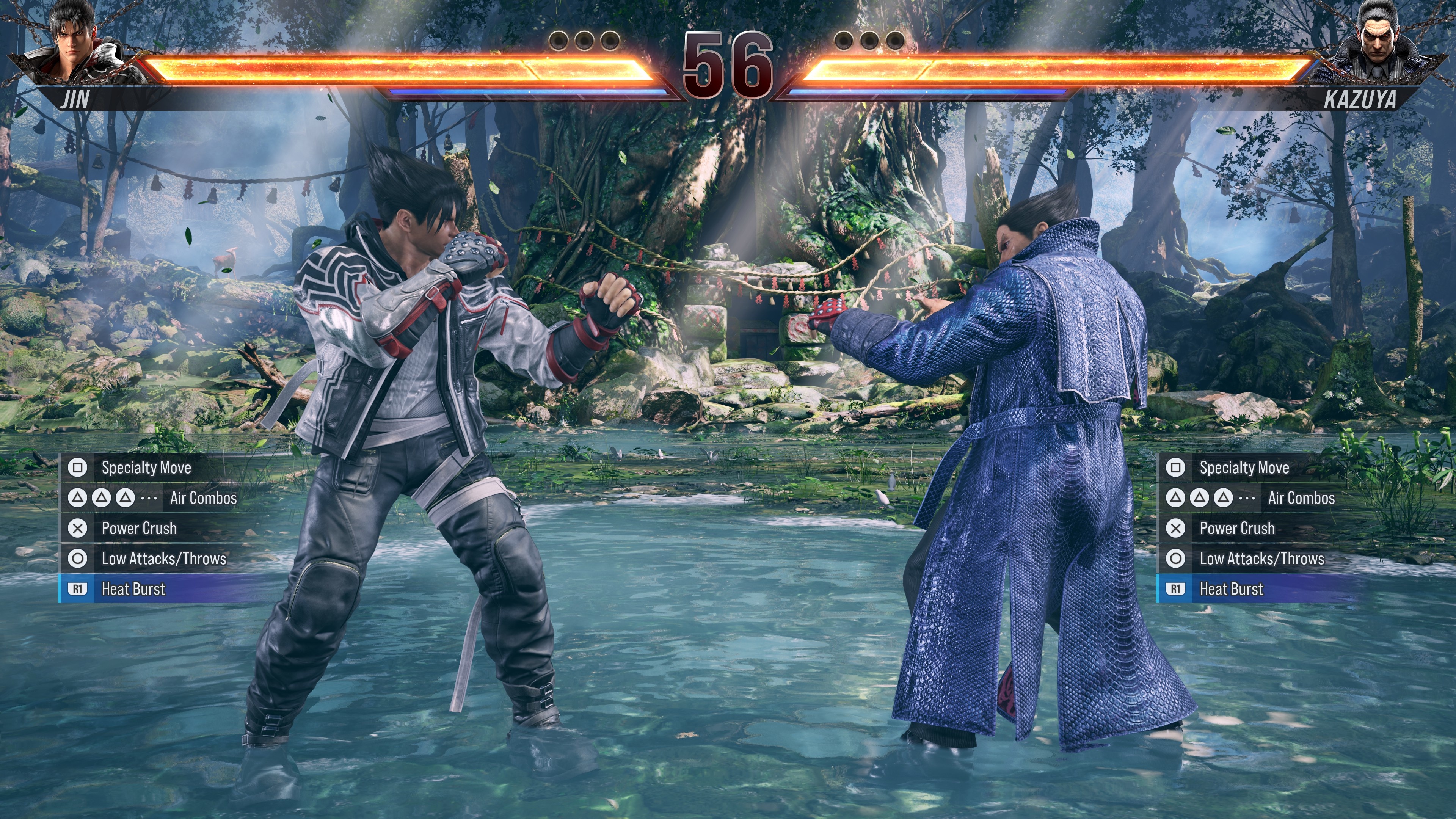 (Sí, una vez más hay una historia en la que Jin Kazama y Kazuya Mishima no se caen bien. Deberían hablar de sus problemas)