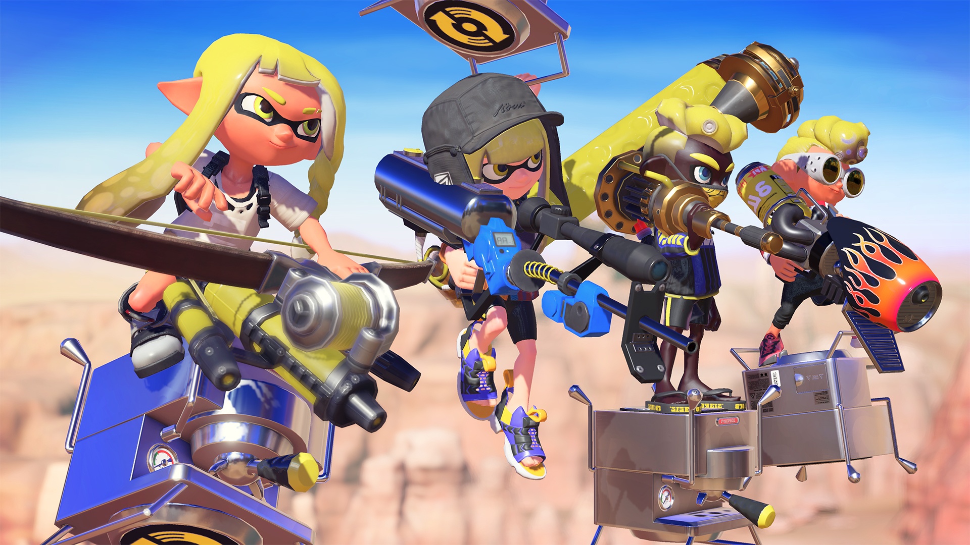 (In hardly any game is Gyro Aiming implemented as well as in Splatoon. (Image: Nintendo))