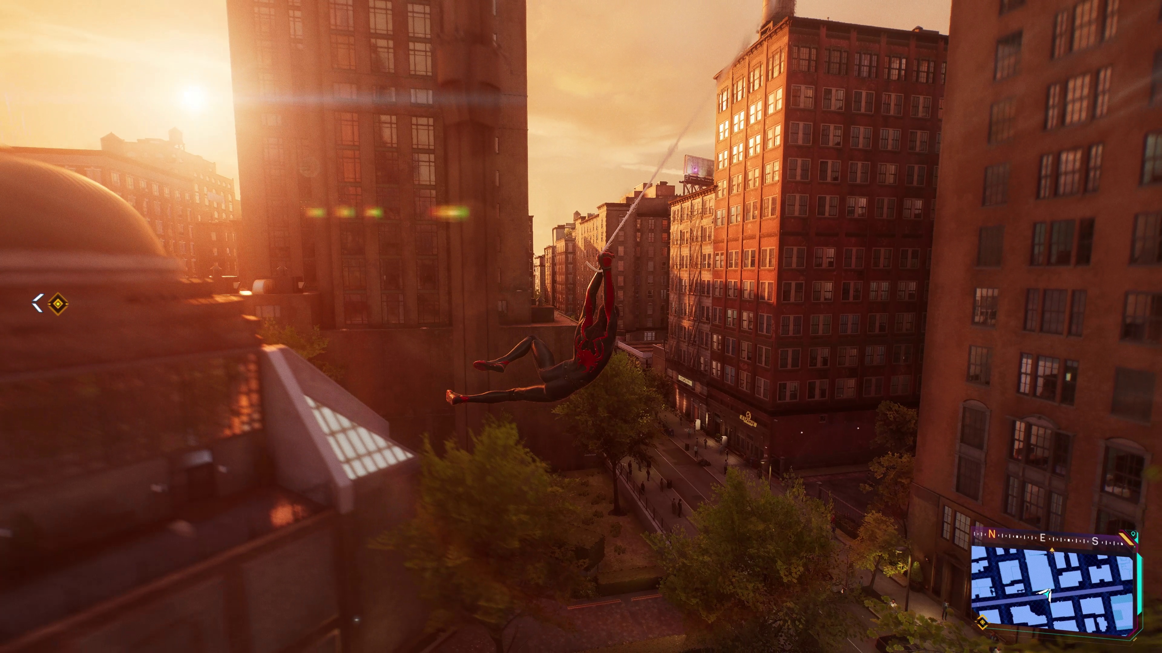 (Swinging is simply fun. Especially when New York is showing its beautiful side.)