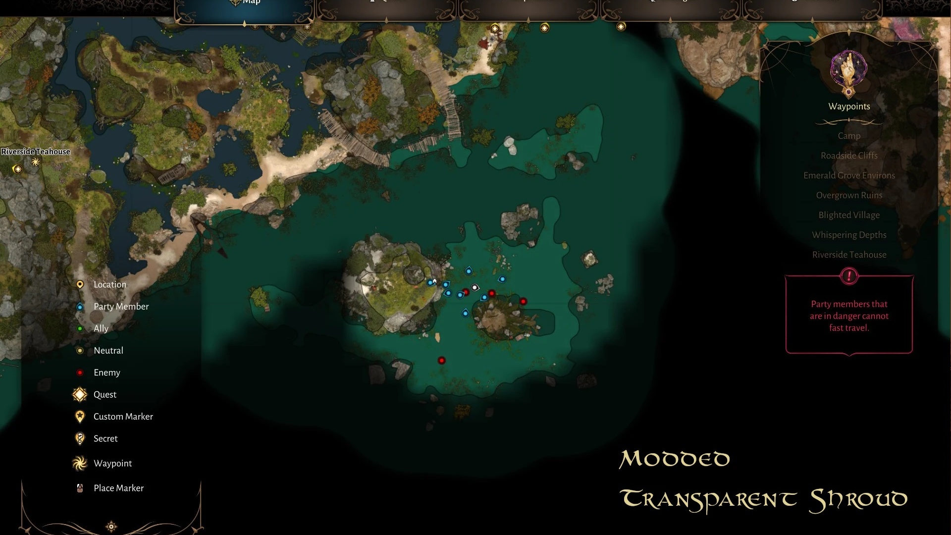 (And this is one of the possible variants of the modded map, image source: Caites)