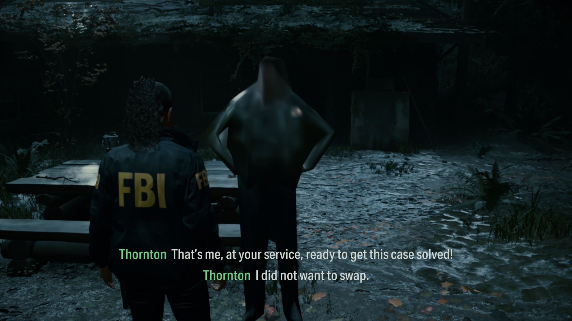 (Playing Alan Wake 2 with slow hardware can result in graphics errors (Image: Reddit user KeitaAcreman))