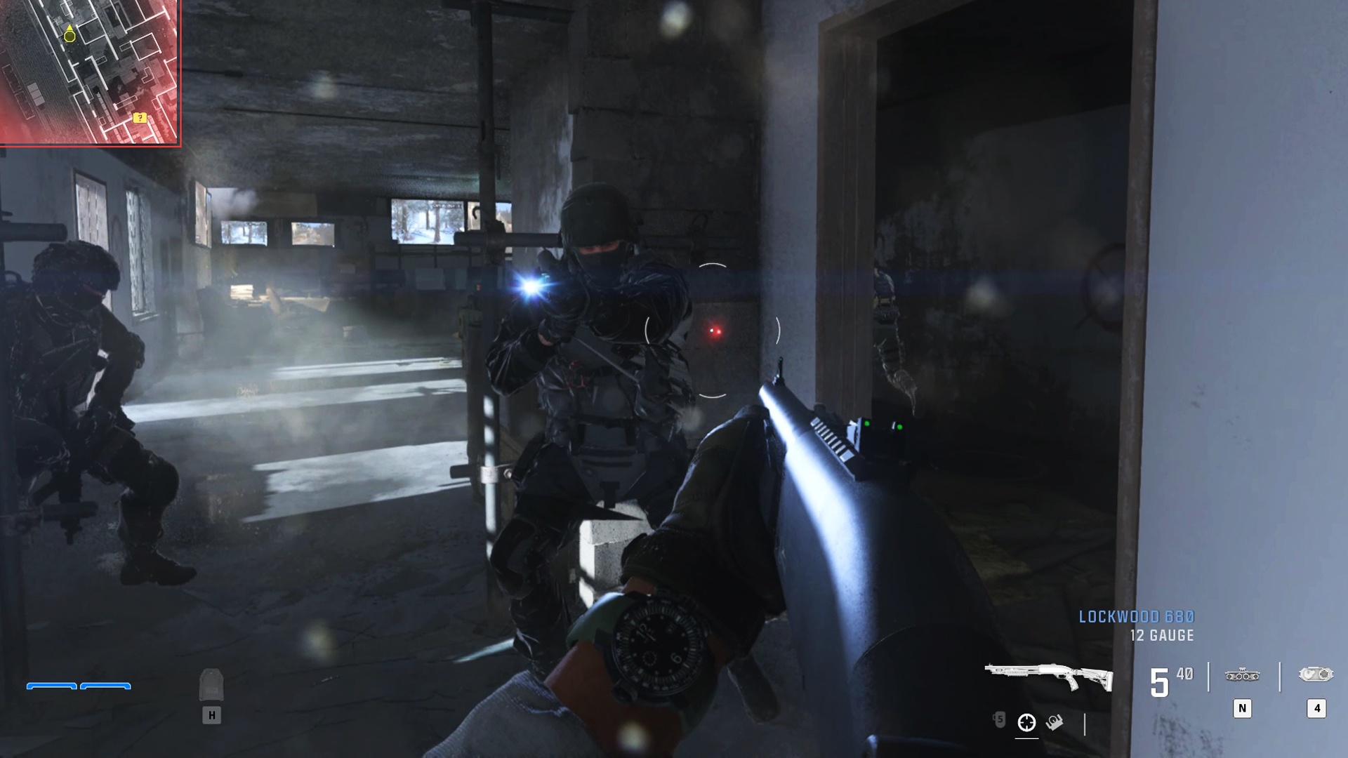 (At several points, MW3 sends heavily armored soldiers after us. Even a shotgun blast at close range isn't enough)