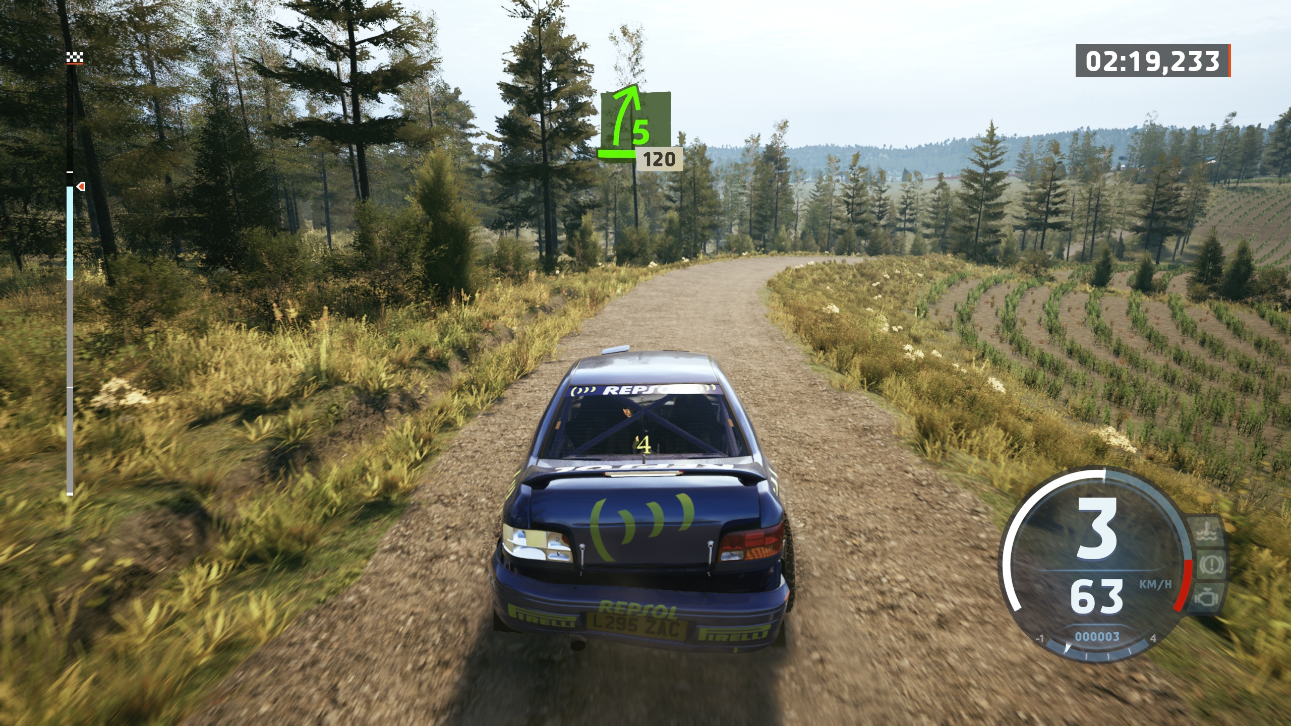(Veel van de circuits van EA Sports WRC zijn levensechte klassementsproeven van het World Rally Championship.)