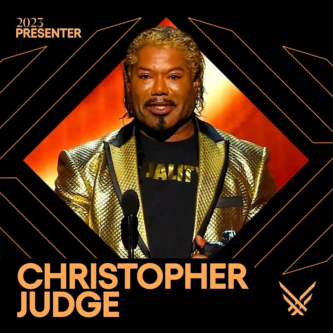 Los Angeles, USA. 08th Dec, 2022. Christopher Judge arrives at The Game  Awards 2022 held at the Microsoft Theater in Los Angeles, CA on Thursday,  ?December 8, 2022. (Photo By Sthanlee B.