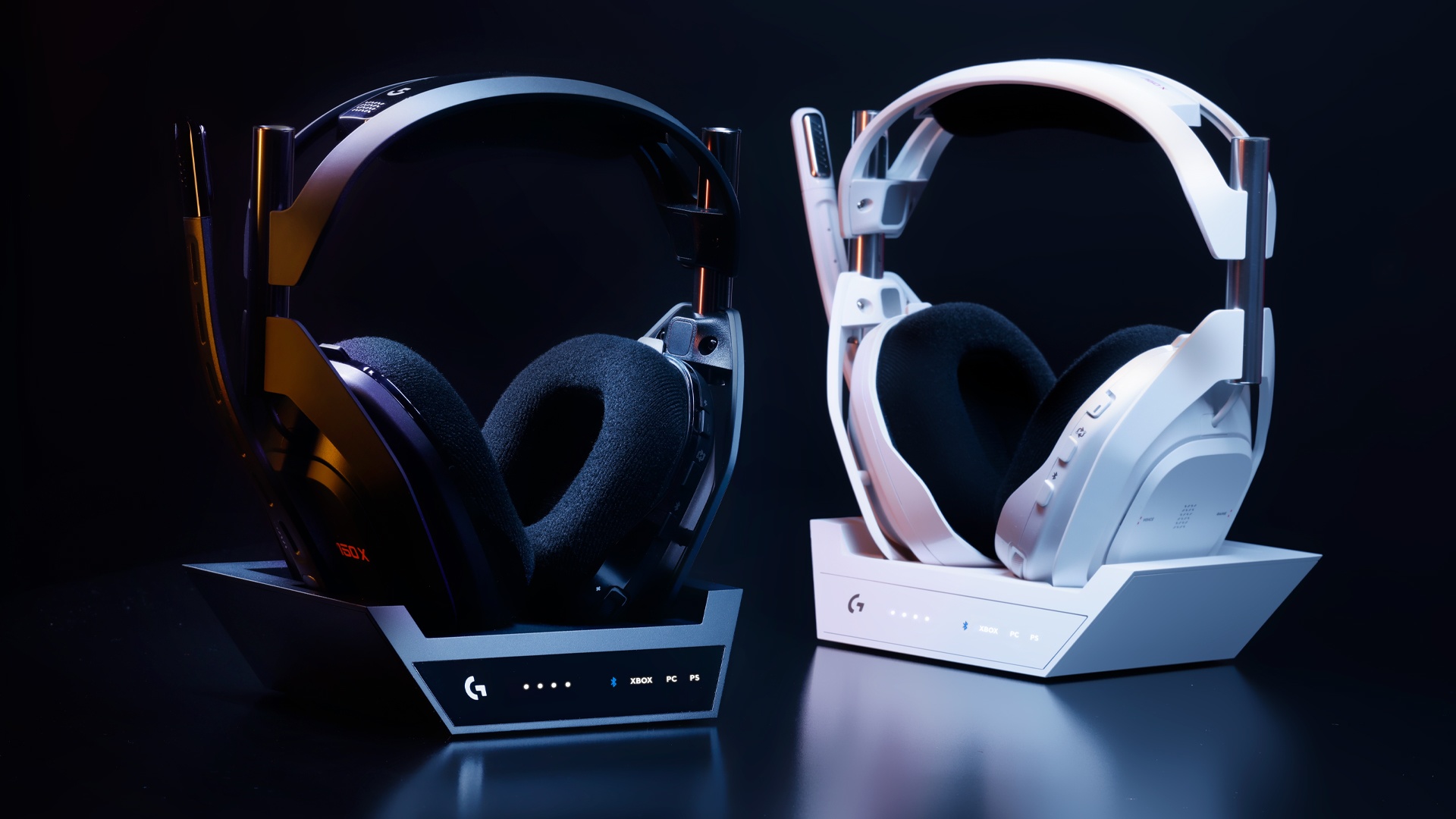  (L'Astro A50 X sarà disponibile sia in bianco che in nero. (Immagine: Logitech G))