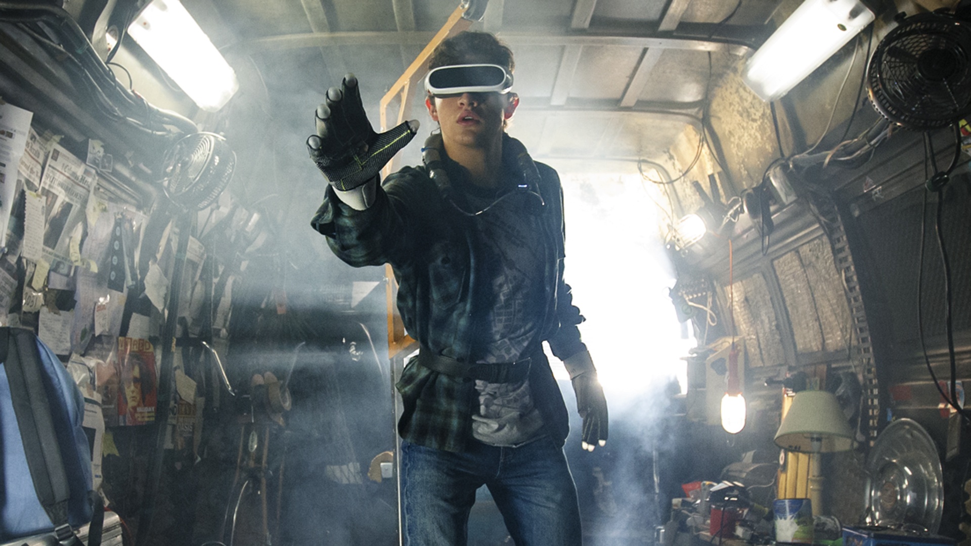 (Ready Play One main character Wade Watts, played by Tye Sheridan, in the film adaptation by Steven Spielberg. (Image: Warner Bros.))