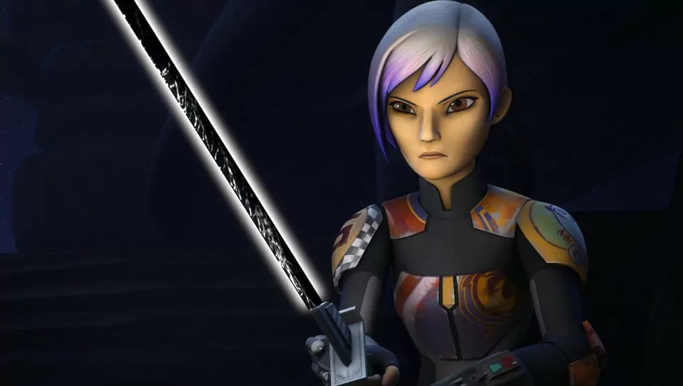 Sabine Wren in the Star Wars animated series Rebels. Image source: Disney/Lucasfilm