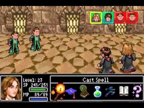 (GBA версията на The Prisoner of Azkaban завършва JRPG трилогията от разработчика Griptonite Games.)